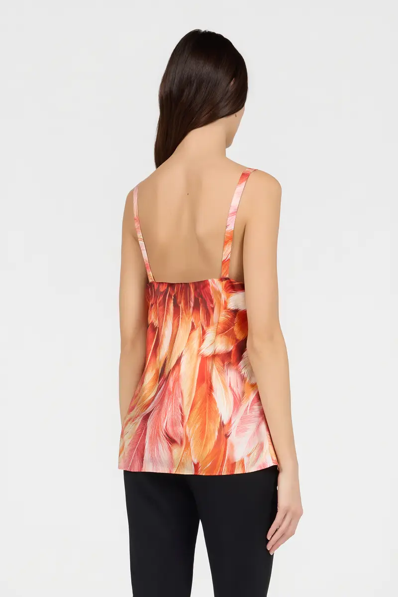 Roberto Cavalli Plumange Print Camisole | Thumbnail 3