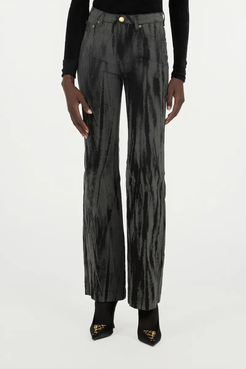 Roberto Cavalli Black Denim Jeans With A Streak Effect | Thumbnail 2 Roberto Cavalli Black Denim Jeans With A Streak Effect | Thumbnail 2