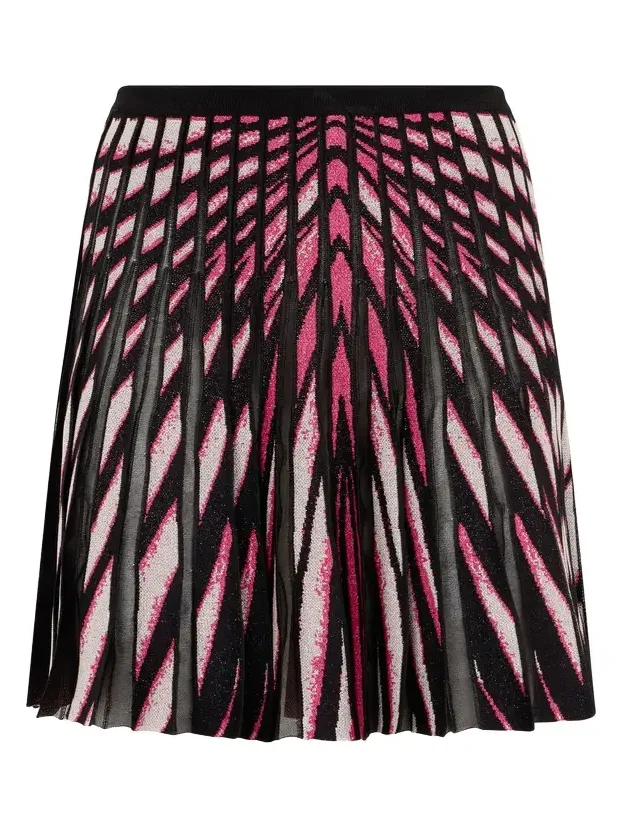 Ray Of Paradise Print Mini Skirt