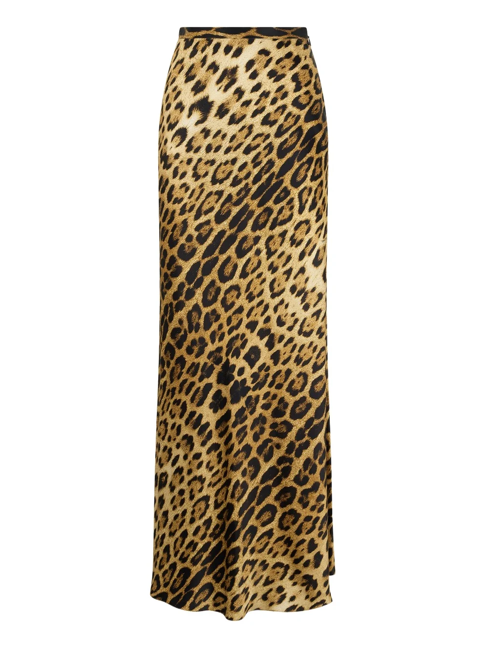Silk Skirt With Jaguar Skin Print Silk Skirt With Jaguar Skin Print
