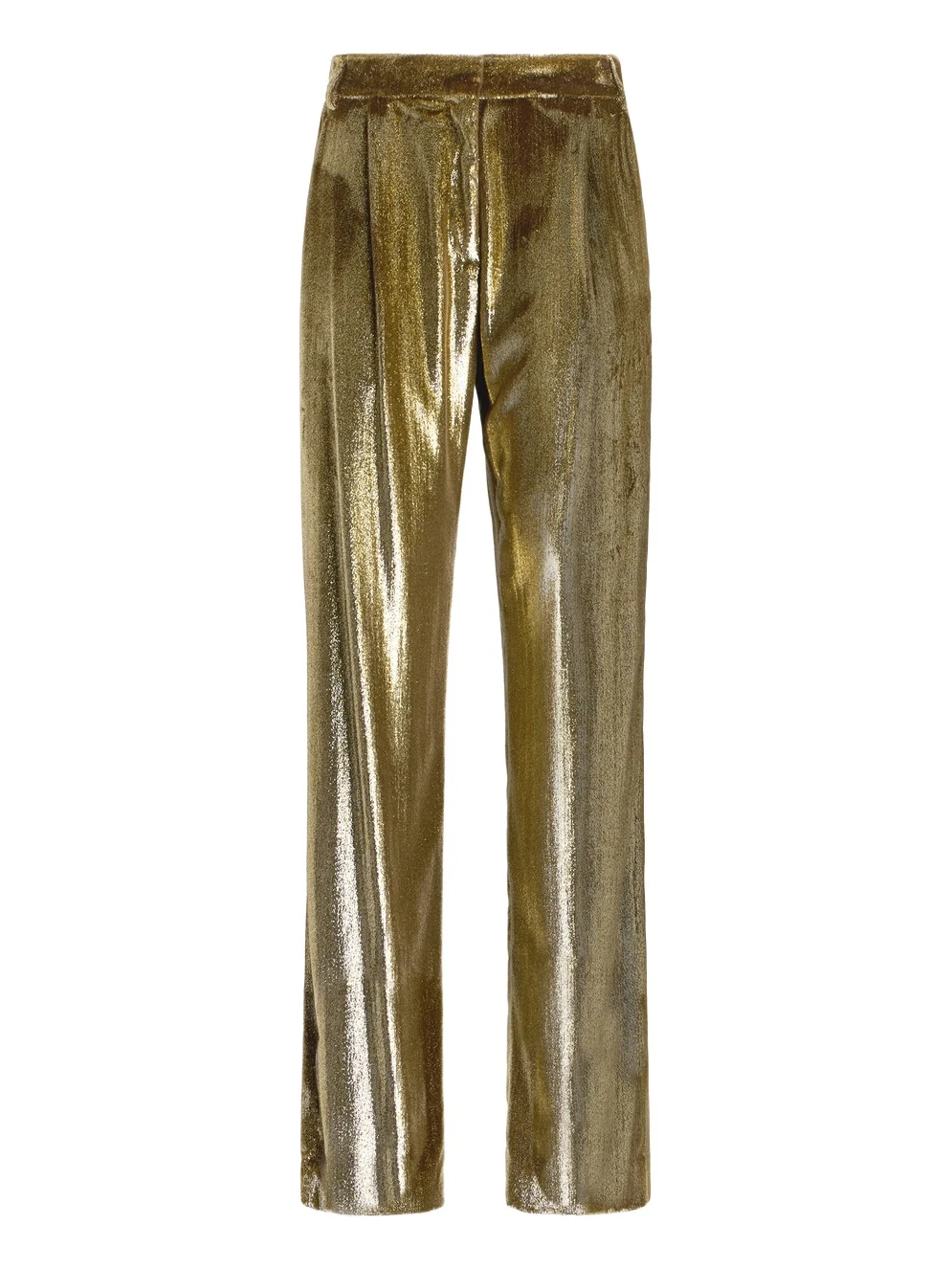 Gold Velvet Long Pants