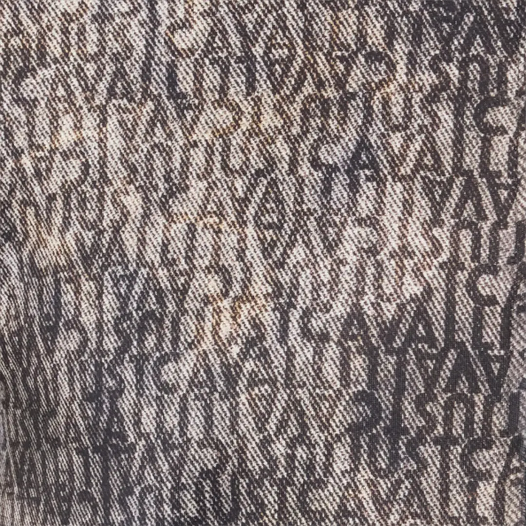 Roberto Cavalli Faded Effect Sweatshirt with All-Over Lettering | Thumbnail 4 Roberto Cavalli Faded Effect Sweatshirt with All-Over Lettering | Thumbnail 4