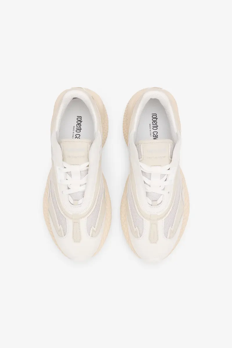 Roberto Cavalli White Leather Chunky Sneakers | Thumbnail 4 Roberto Cavalli White Leather Chunky Sneakers | Thumbnail 4