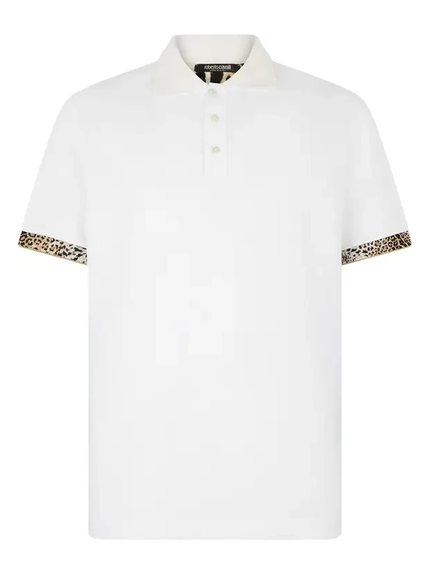 Polo With Jaguar Skin Details Polo With Jaguar Skin Details