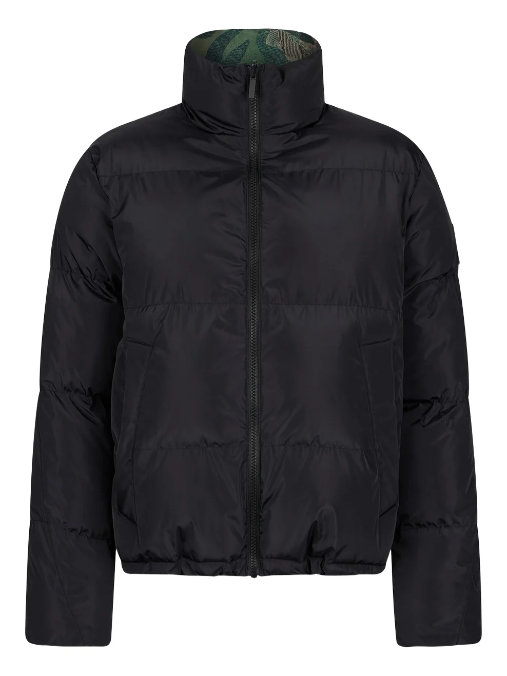 Reversible Tiger Camu Print Puffer Jacket Reversible Tiger Camu Print Puffer Jacket