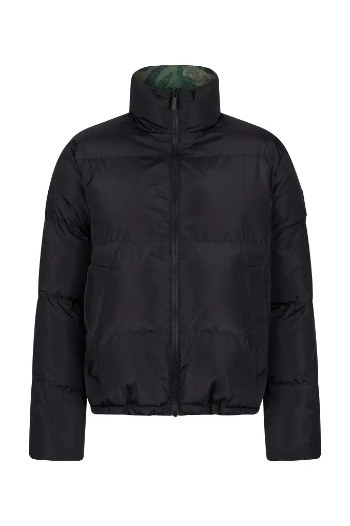 Roberto Cavalli Reversible Tiger Camu Print Puffer Jacket | Image 1 Roberto Cavalli Reversible Tiger Camu Print Puffer Jacket | Image 1