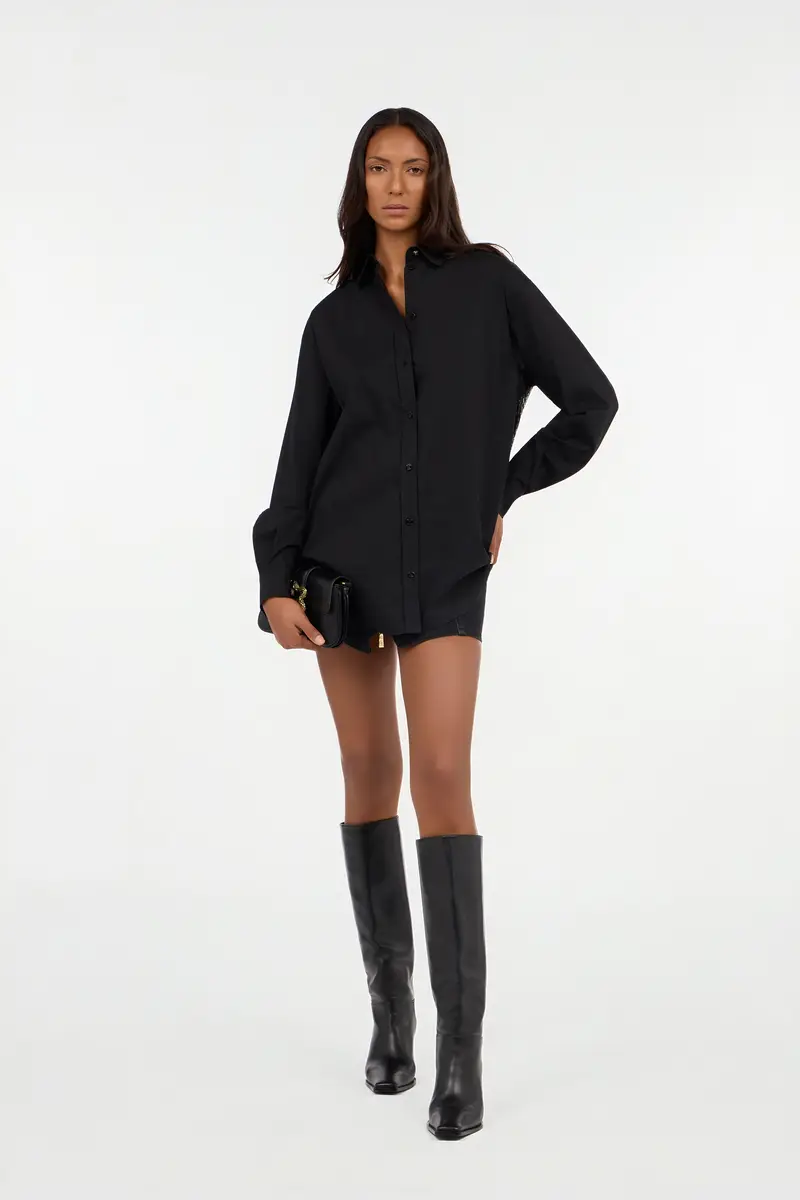 Roberto Cavalli Long-sleeve solid color shirt | Thumbnail 7