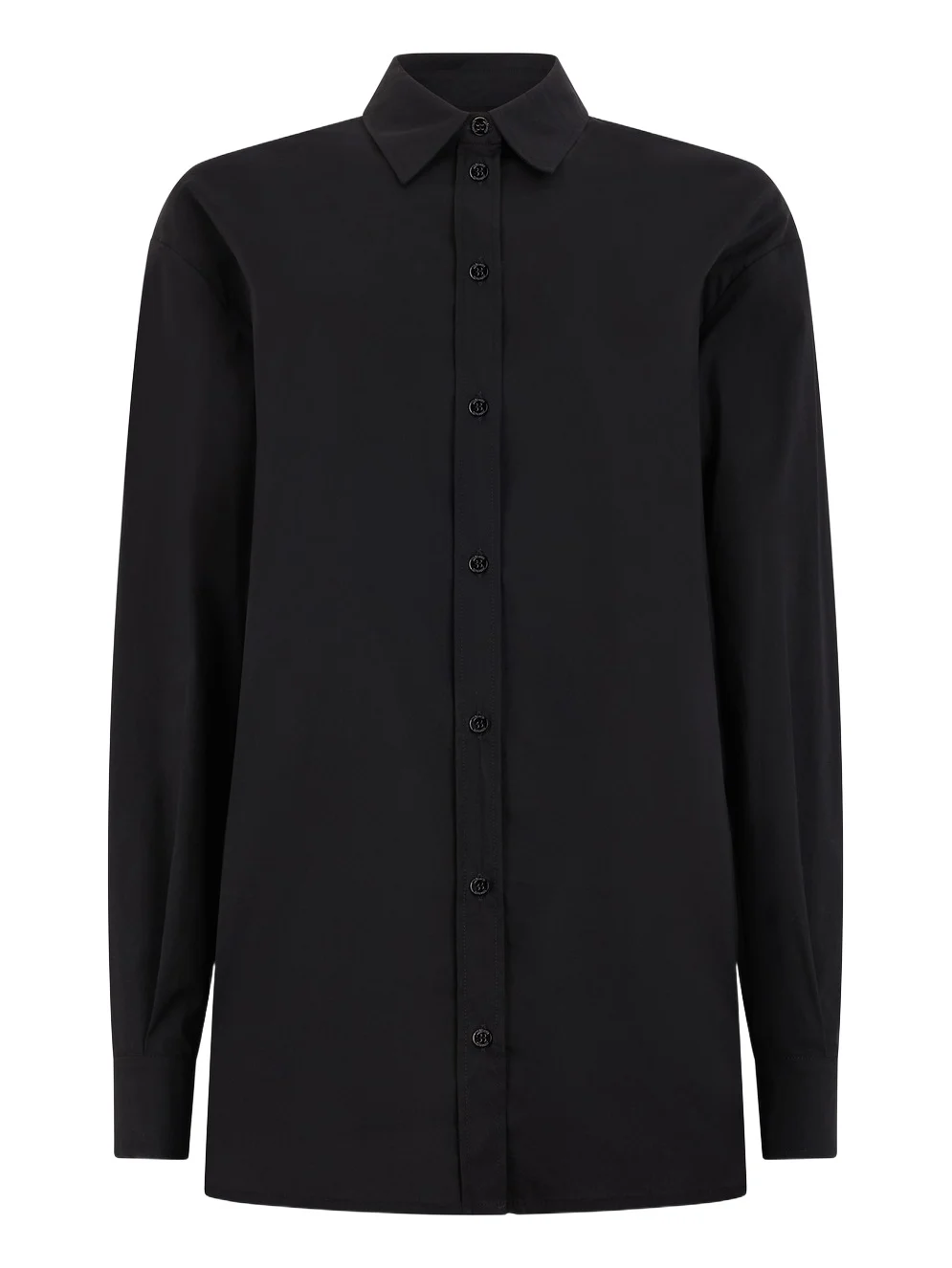 Roberto Cavalli Long-sleeve solid color shirt