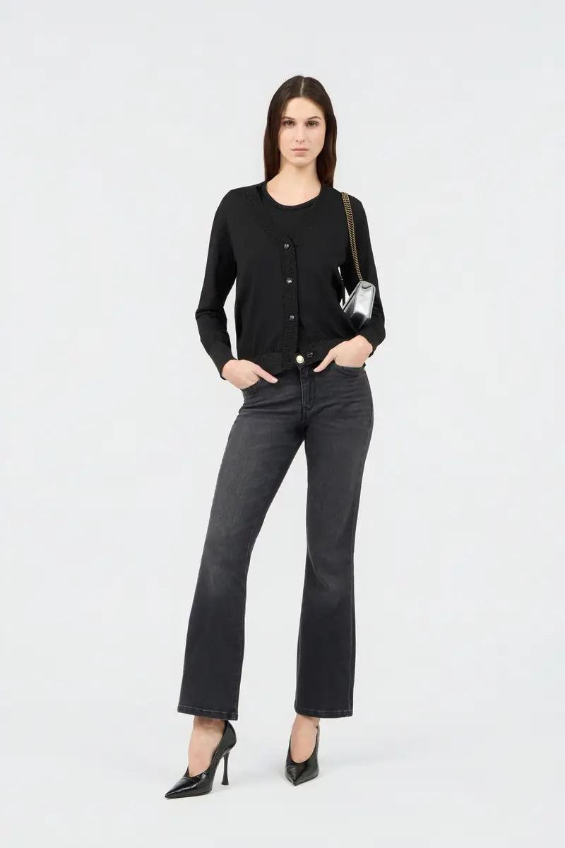 Roberto Cavalli Twin Set in Black Knit | Thumbnail 6