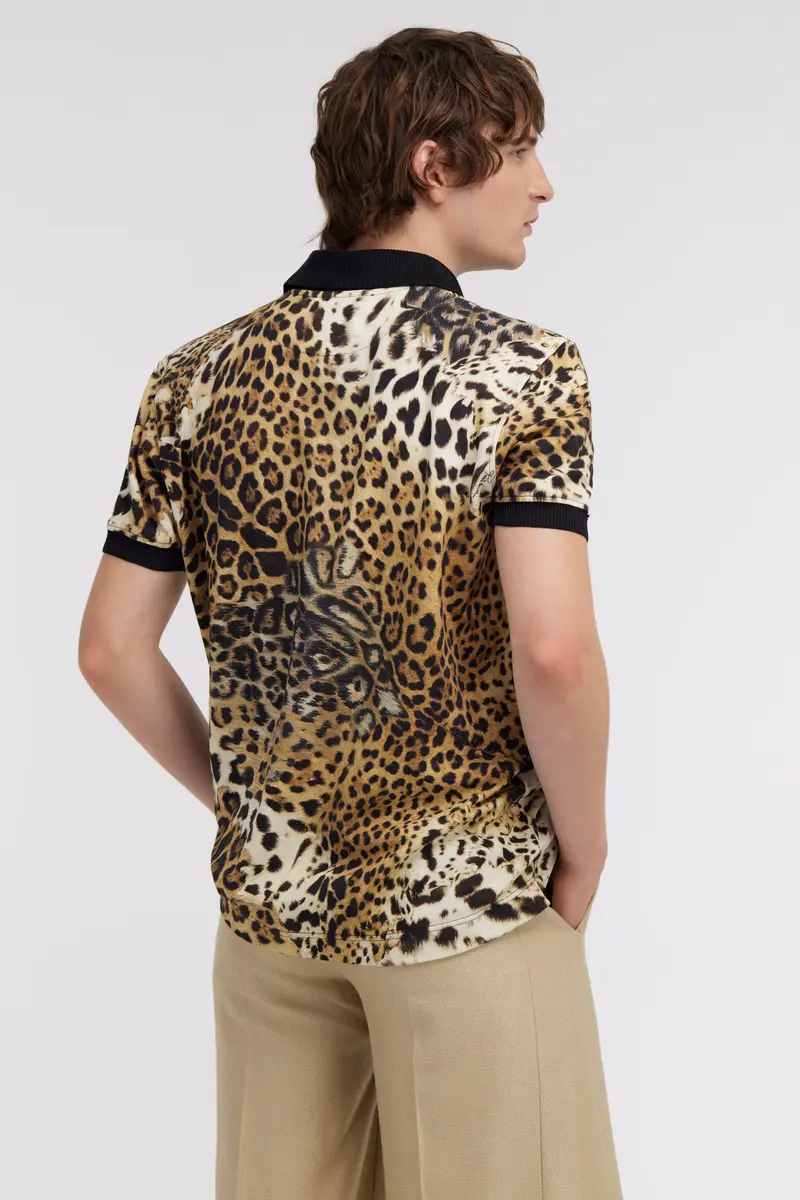 Roberto Cavalli Polo with Jaguar Skin print | Thumbnail 3 Roberto Cavalli Polo with Jaguar Skin print | Thumbnail 3