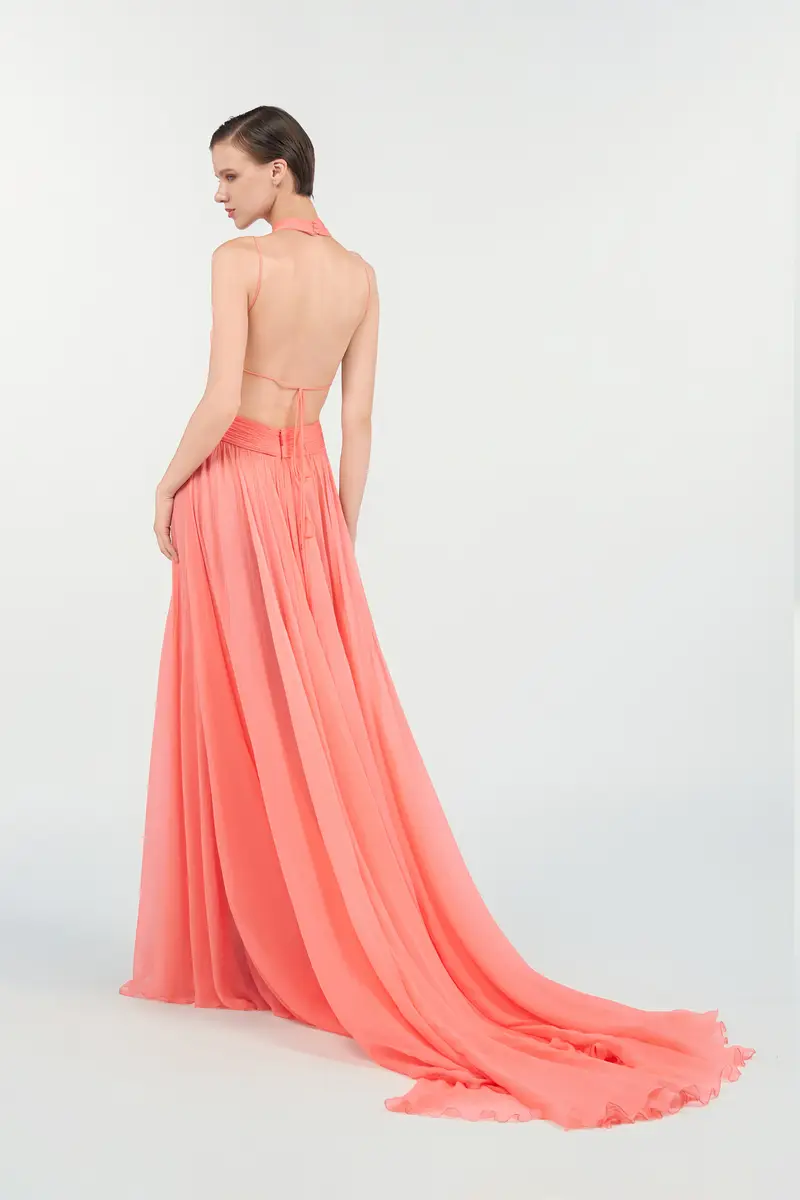 Roberto Cavalli Long Silk Dress | Thumbnail 3 Roberto Cavalli Long Silk Dress | Thumbnail 3