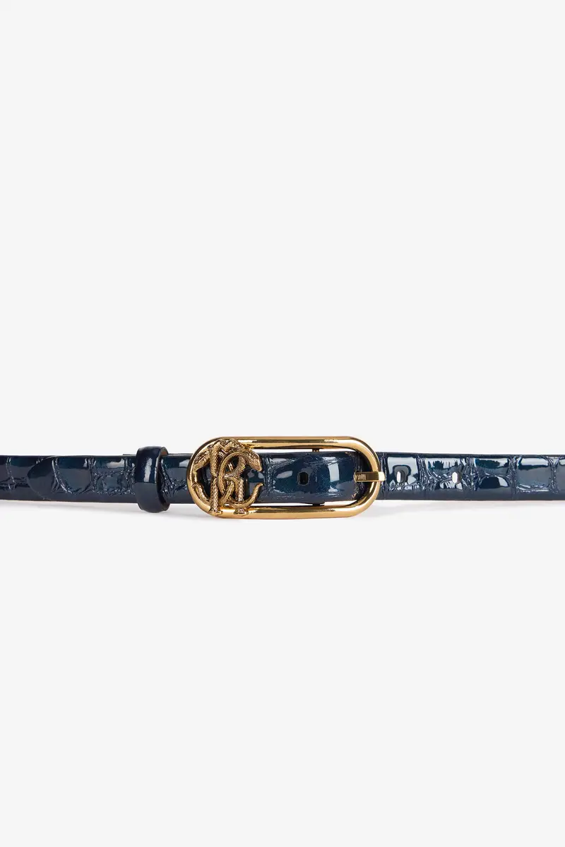 Roberto Cavalli Belt With Crocodile Print And Glitter | Thumbnail 3 Roberto Cavalli Belt With Crocodile Print And Glitter | Thumbnail 3