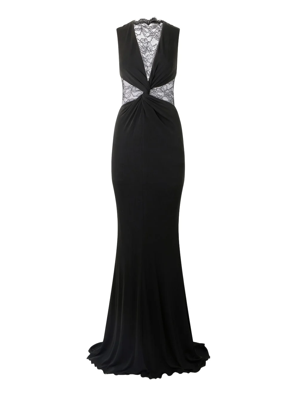 Extra-Long Dress With Lace