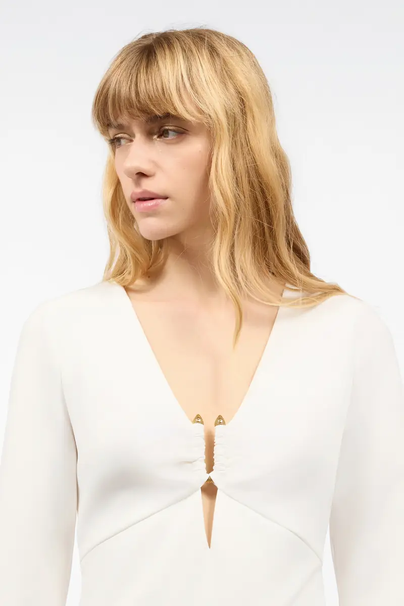 Roberto Cavalli Mini Dress With Three-Quarter Sleeves | Thumbnail 4 Roberto Cavalli Mini Dress With Three-Quarter Sleeves | Thumbnail 4