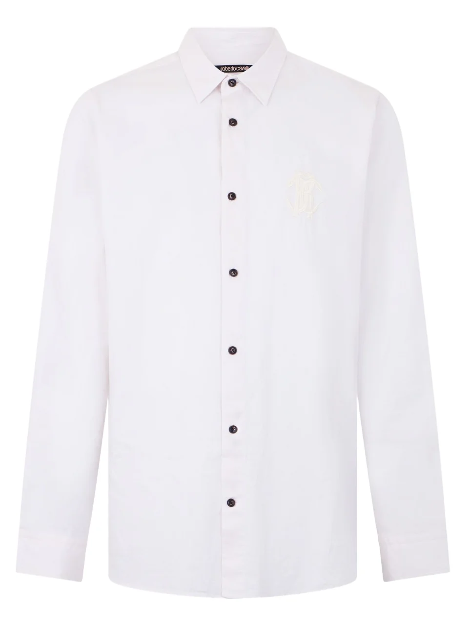 White Shirt with Monogram RC Embroidery White Shirt with Monogram RC Embroidery