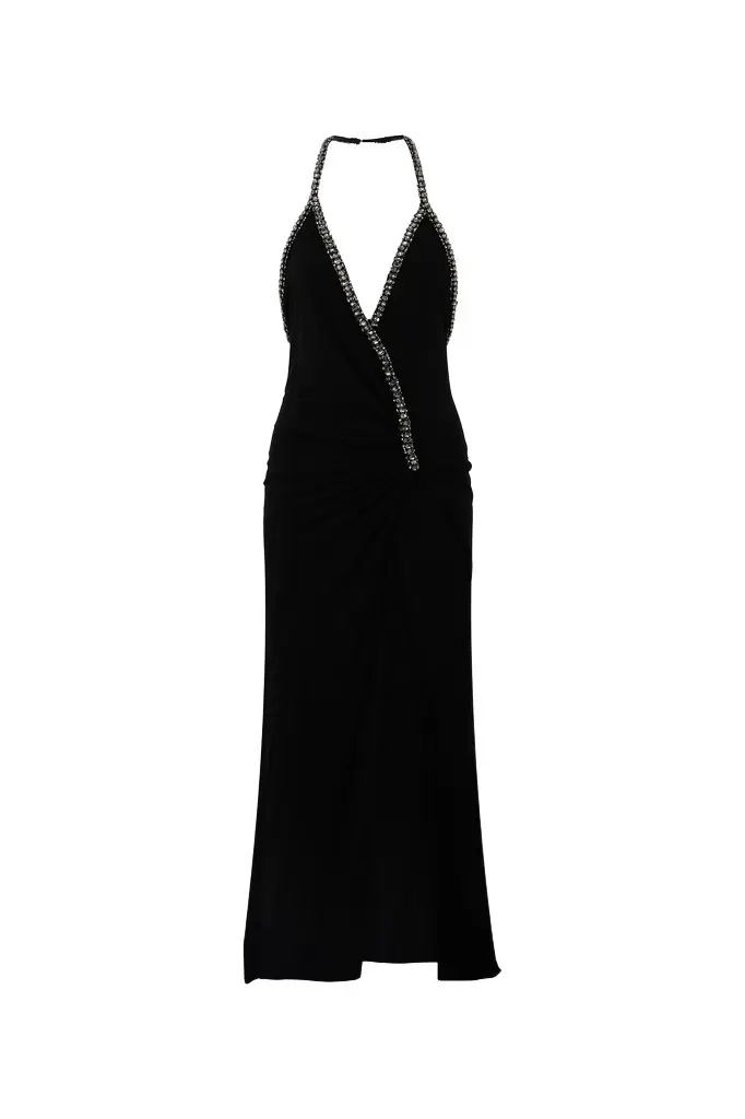 Long Dress With Rhinestones Long Dress With Rhinestones
