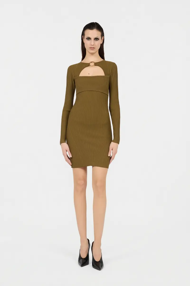 Roberto Cavalli Green Mini Dress | Thumbnail 2 Roberto Cavalli Green Mini Dress | Thumbnail 2