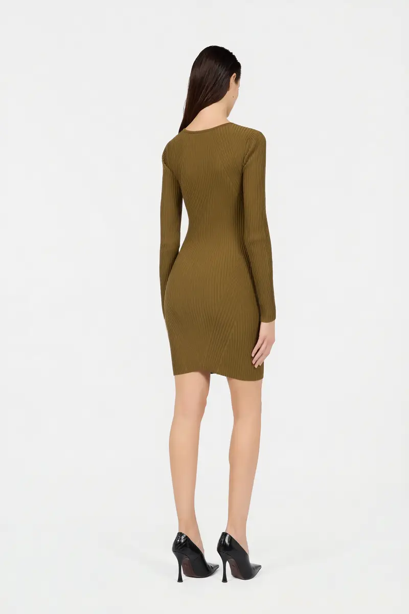 Roberto Cavalli Green Mini Dress | Thumbnail 3 Roberto Cavalli Green Mini Dress | Thumbnail 3