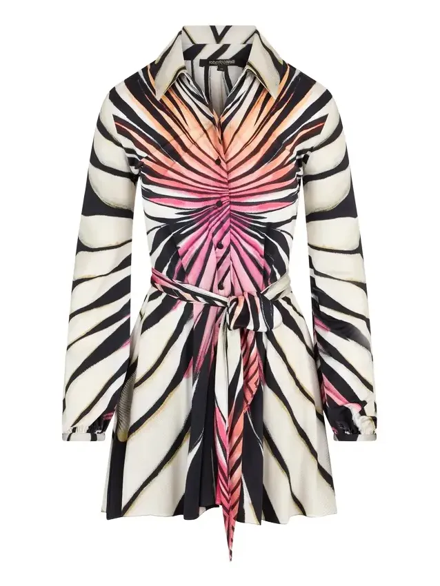 Ray Of Paradise Print Mini Dress