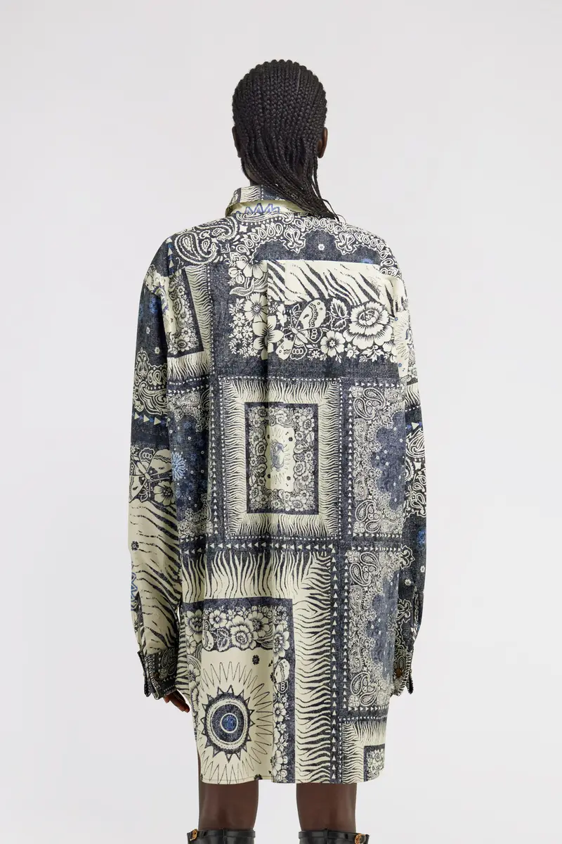 Roberto Cavalli Bandana Print Dress Shirt | Thumbnail 3