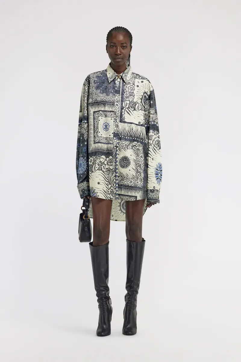 Roberto Cavalli Bandana Print Dress Shirt | Thumbnail 5