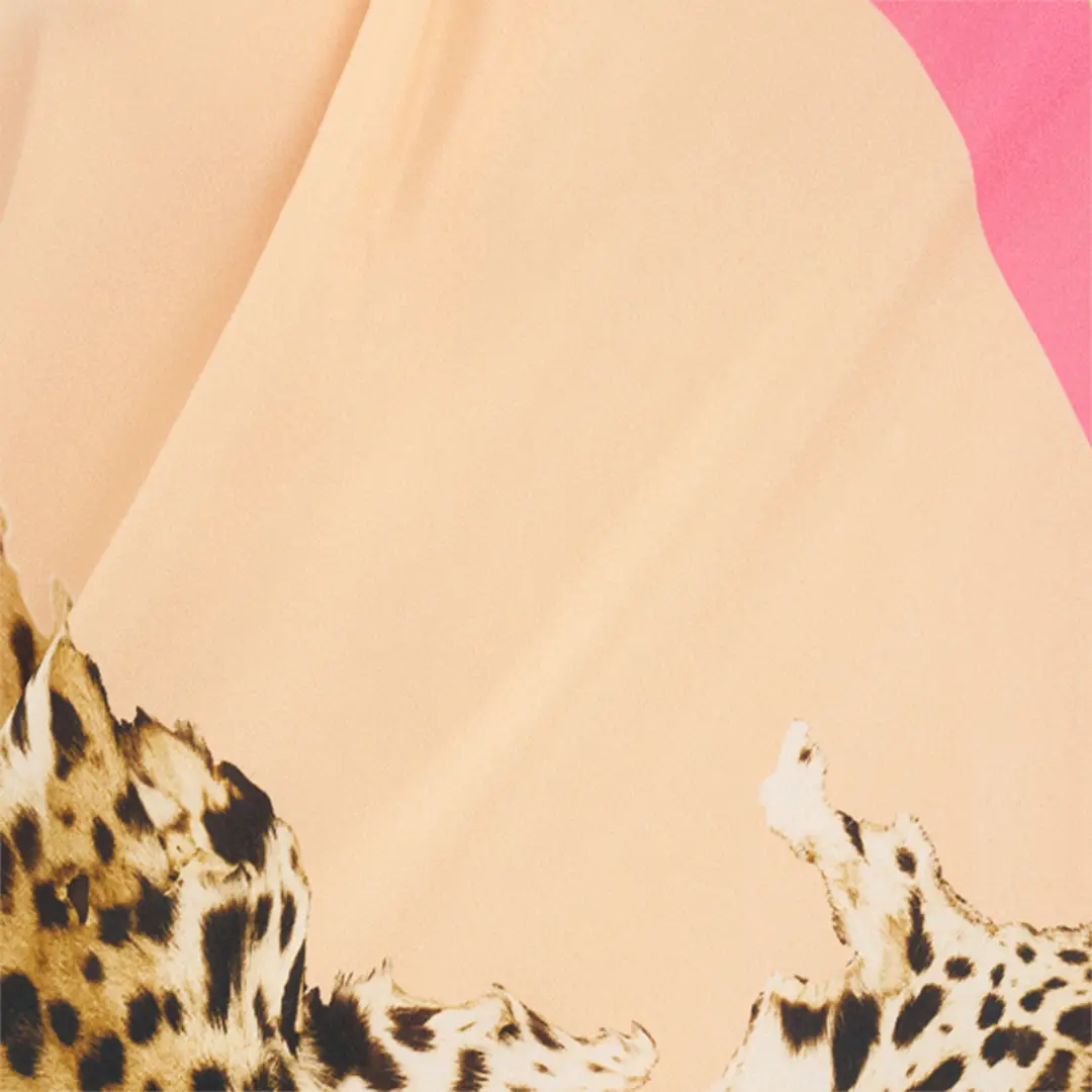 Roberto Cavalli Cavalli Pop Print Silk Dress | Thumbnail 4 Roberto Cavalli Cavalli Pop Print Silk Dress | Thumbnail 4