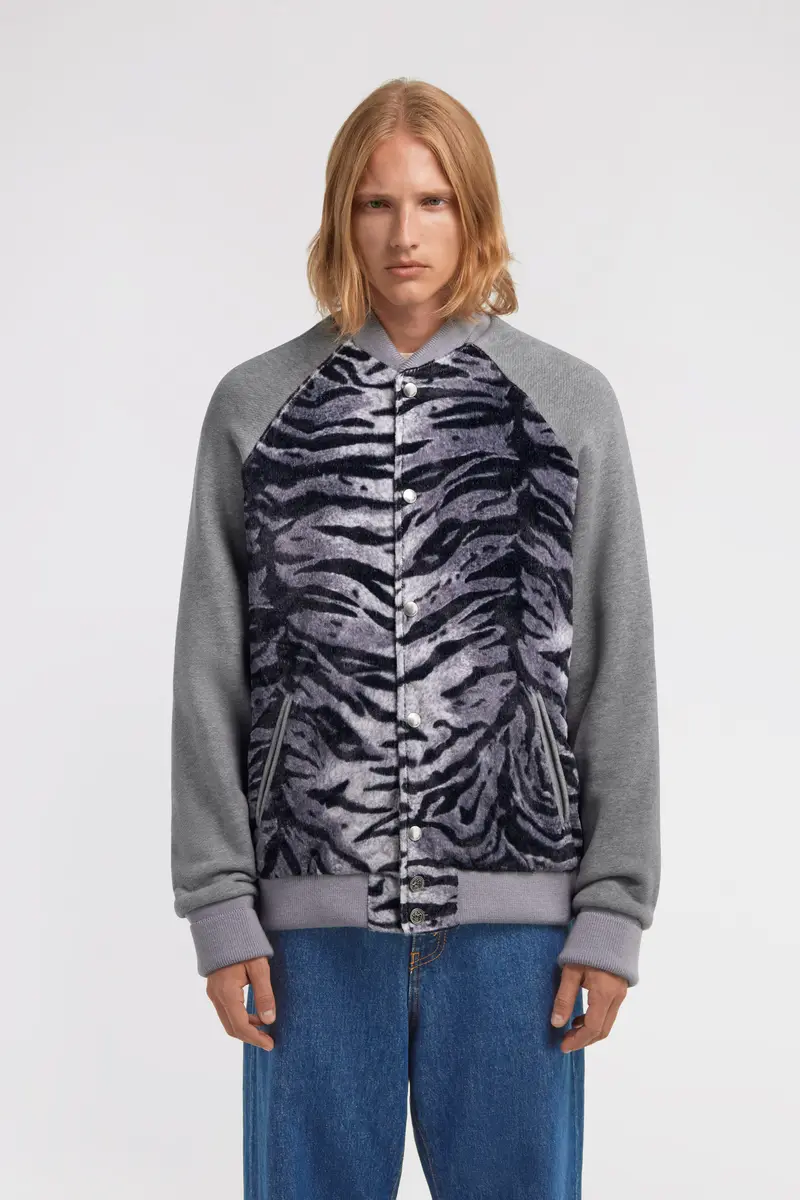 Roberto Cavalli Zebra print sweatshirt with buttons | Thumbnail 2
