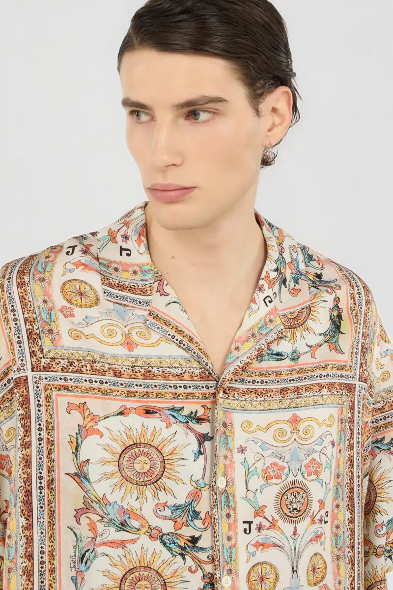 Roberto Cavalli Persian Tarot Print Shirt | Thumbnail 4 Roberto Cavalli Persian Tarot Print Shirt | Thumbnail 4