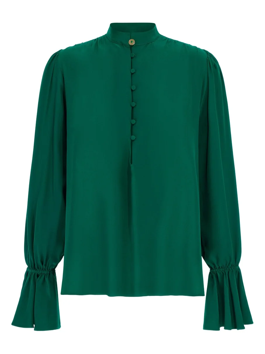 Roberto Cavalli Mandarin collar Blouse