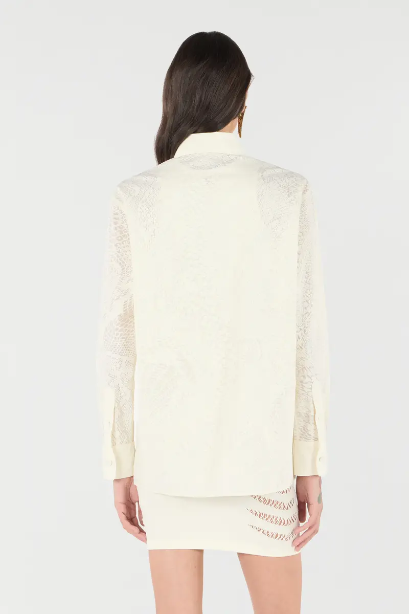 Roberto Cavalli Python-Print Shirt | Thumbnail 3 Roberto Cavalli Python-Print Shirt | Thumbnail 3