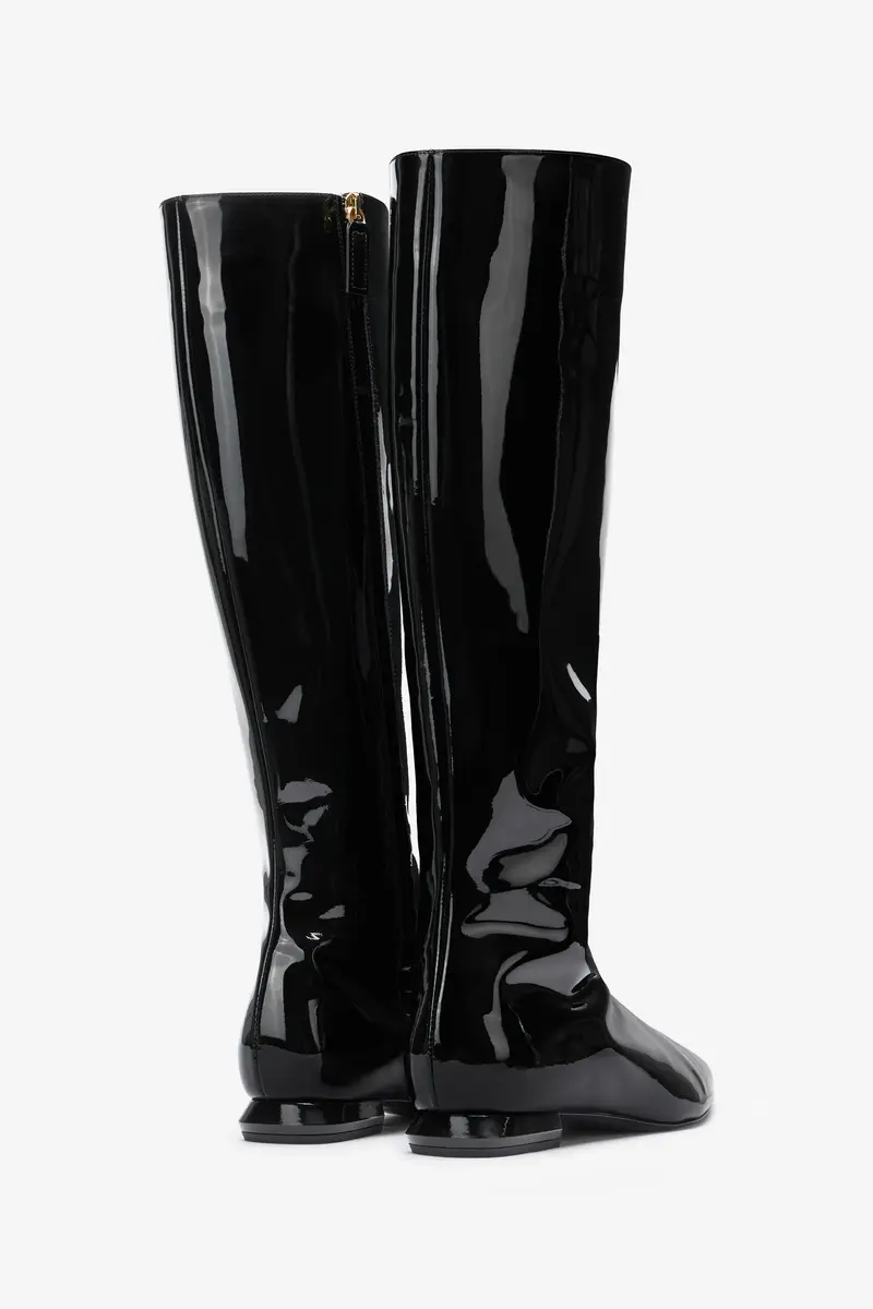 Roberto Cavalli Black Patent Leather Boots | Thumbnail 3 Roberto Cavalli Black Patent Leather Boots | Thumbnail 3