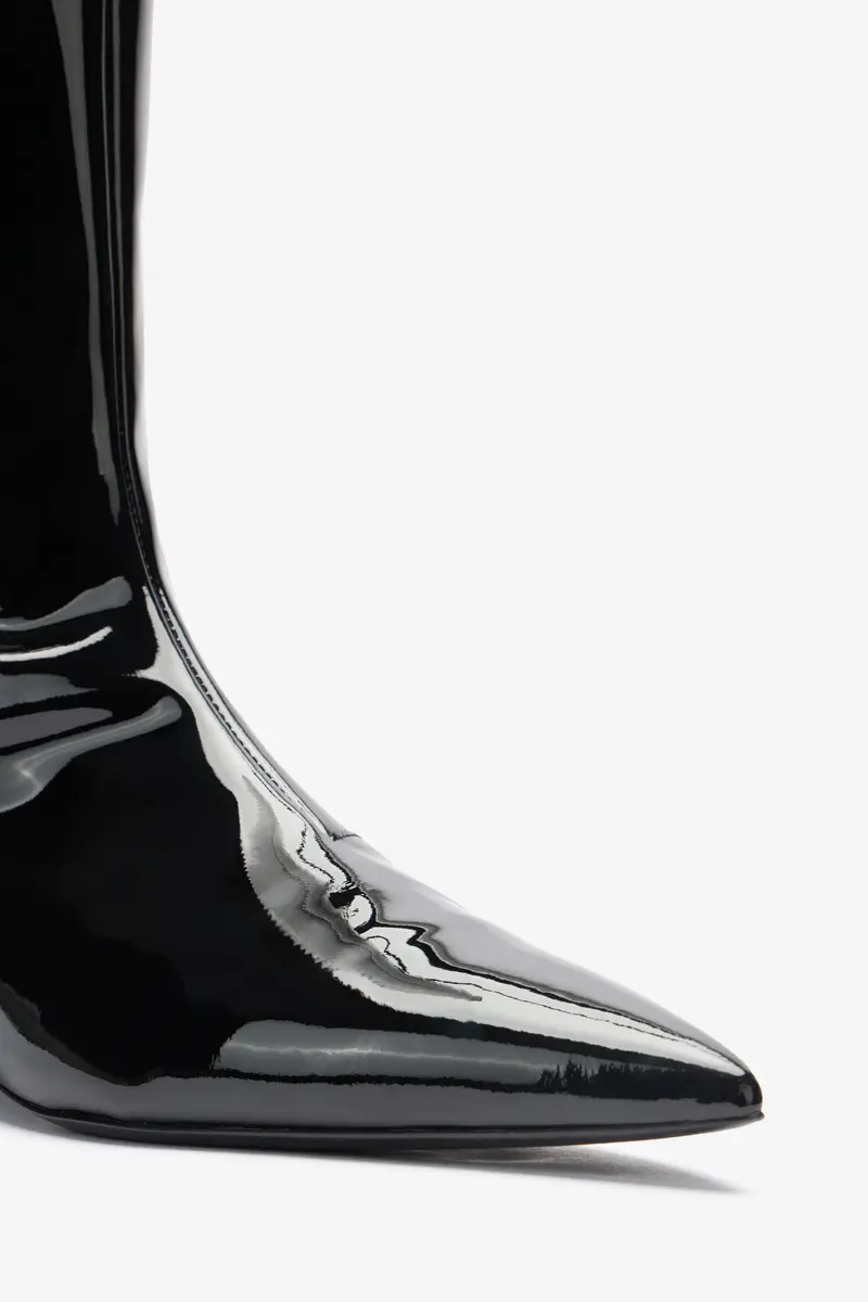Roberto Cavalli Black Patent Leather Boots | Thumbnail 4 Roberto Cavalli Black Patent Leather Boots | Thumbnail 4