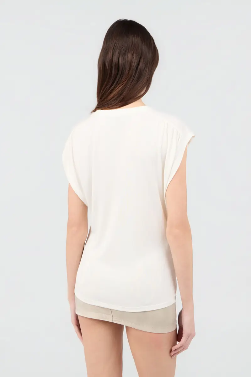 Roberto Cavalli Ivory T-Shirt | Thumbnail 3