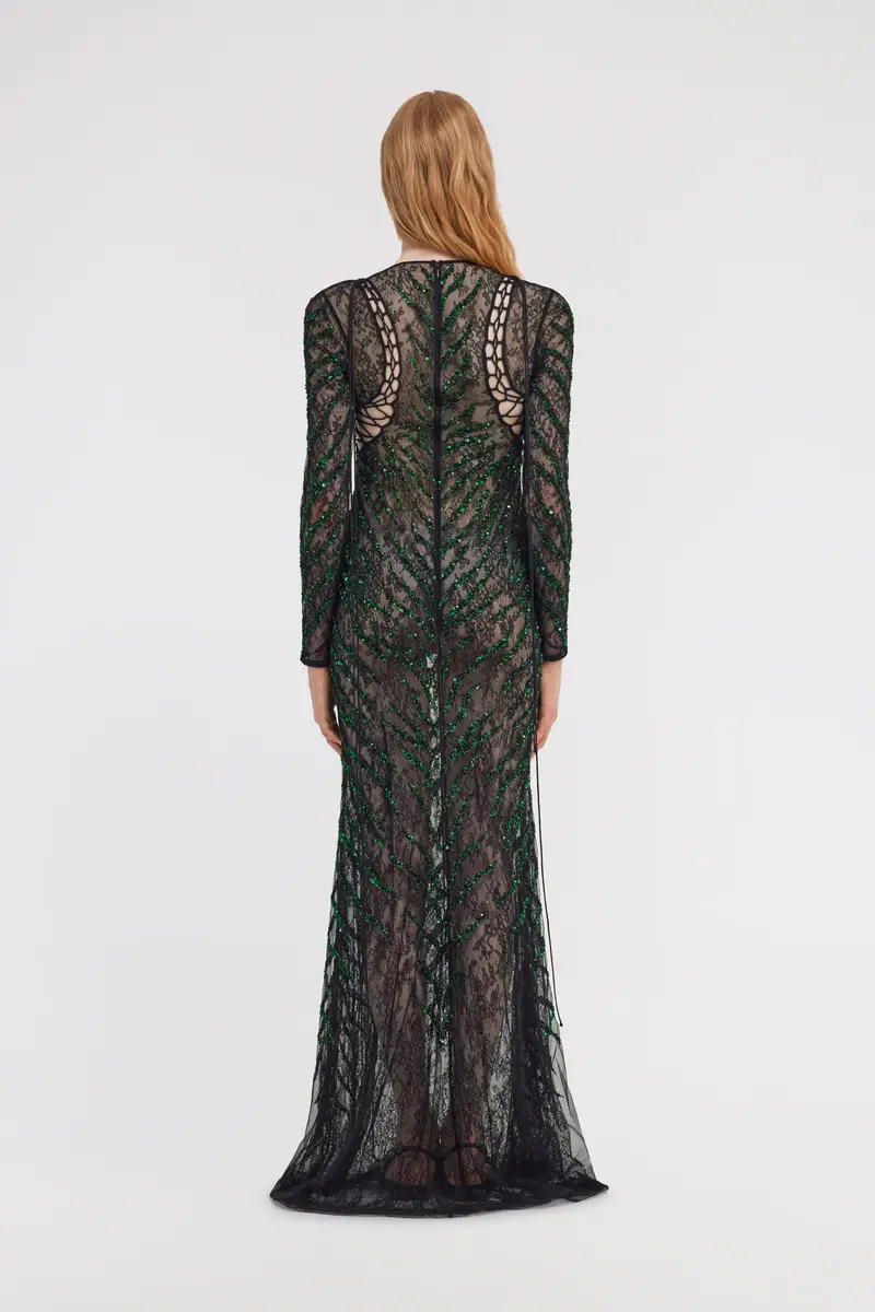 Roberto Cavalli Lace Maxi Dress | Thumbnail 3