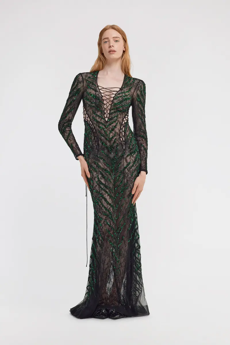 Roberto Cavalli Lace Maxi Dress | Thumbnail 5