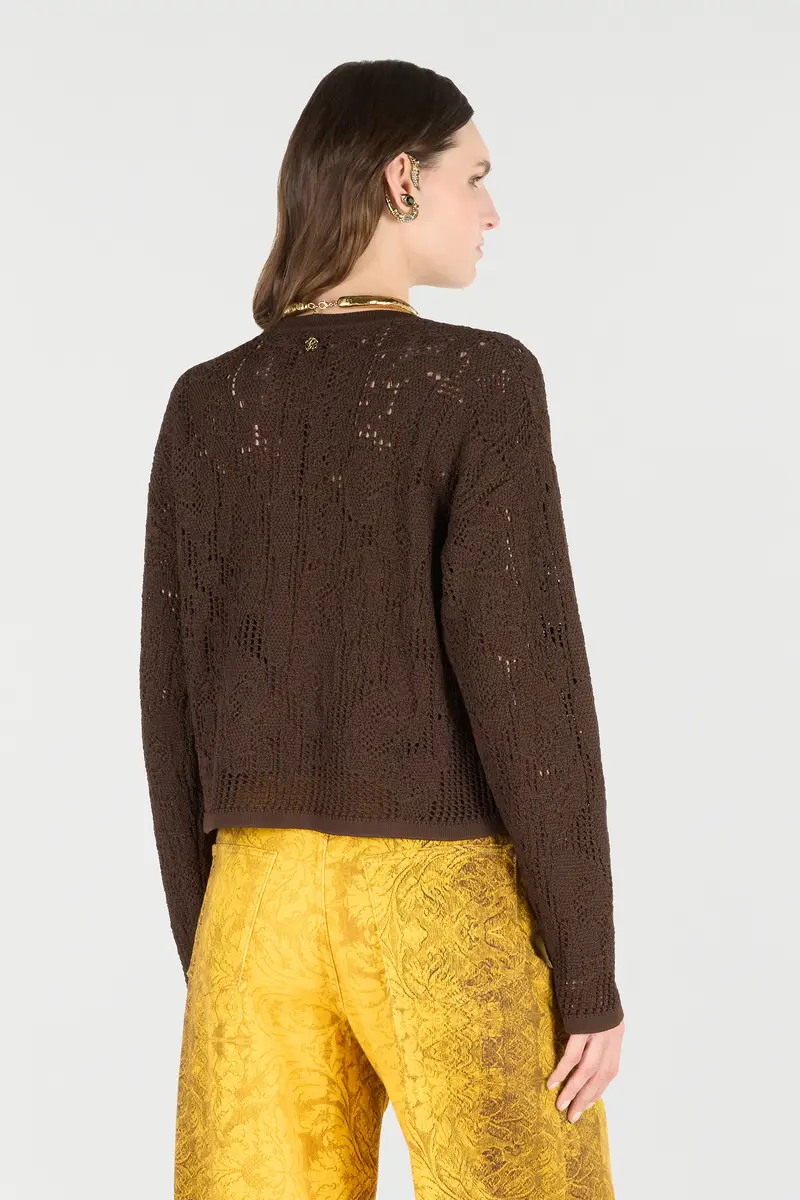 Roberto Cavalli Crochet Effect Sweater | Thumbnail 3