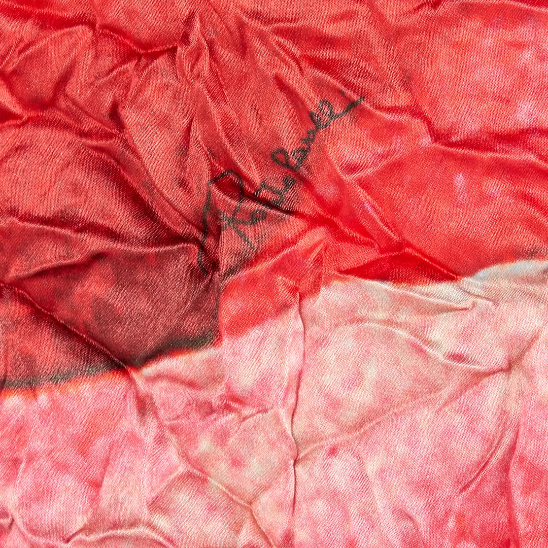 Roberto Cavalli Crinkled Asymmetric Dress With Rose Print | Thumbnail 4