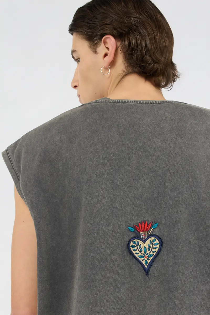 Roberto Cavalli Grey T-shirt With Logo | Thumbnail 5