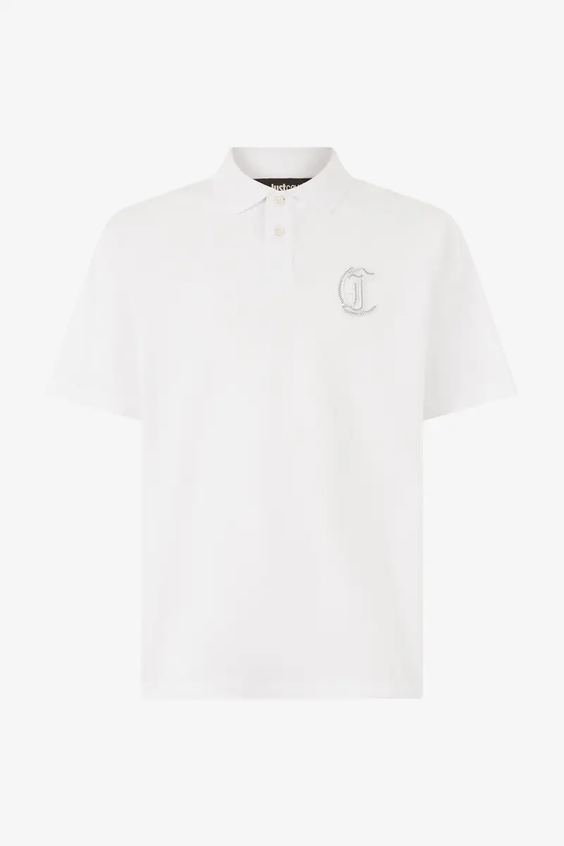 Roberto Cavalli Polo Shirt With Embossed JC Monogram | Thumbnail 2
