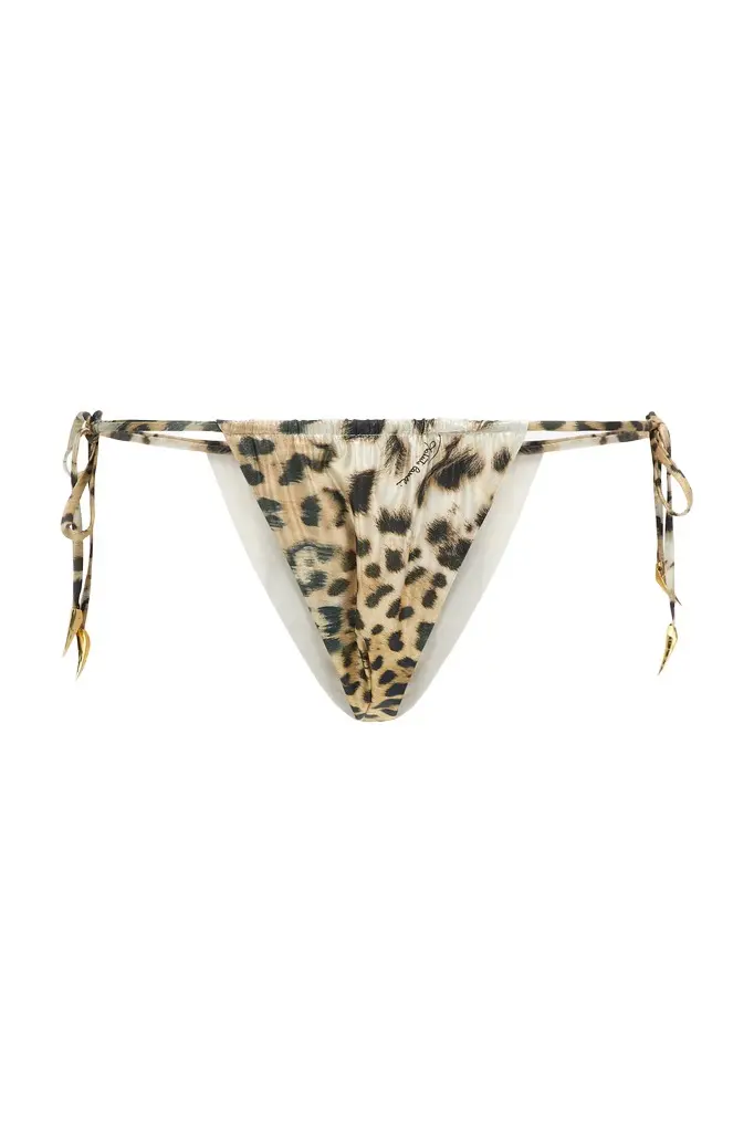 Roberto Cavalli Slip bikini Jaguar Skin
