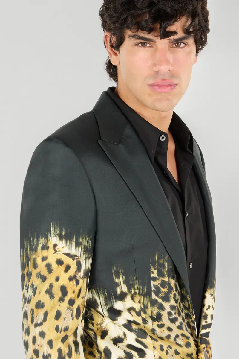 Roberto Cavalli Jaguar Skin print blazer | Thumbnail 5 Roberto Cavalli Jaguar Skin print blazer | Thumbnail 5