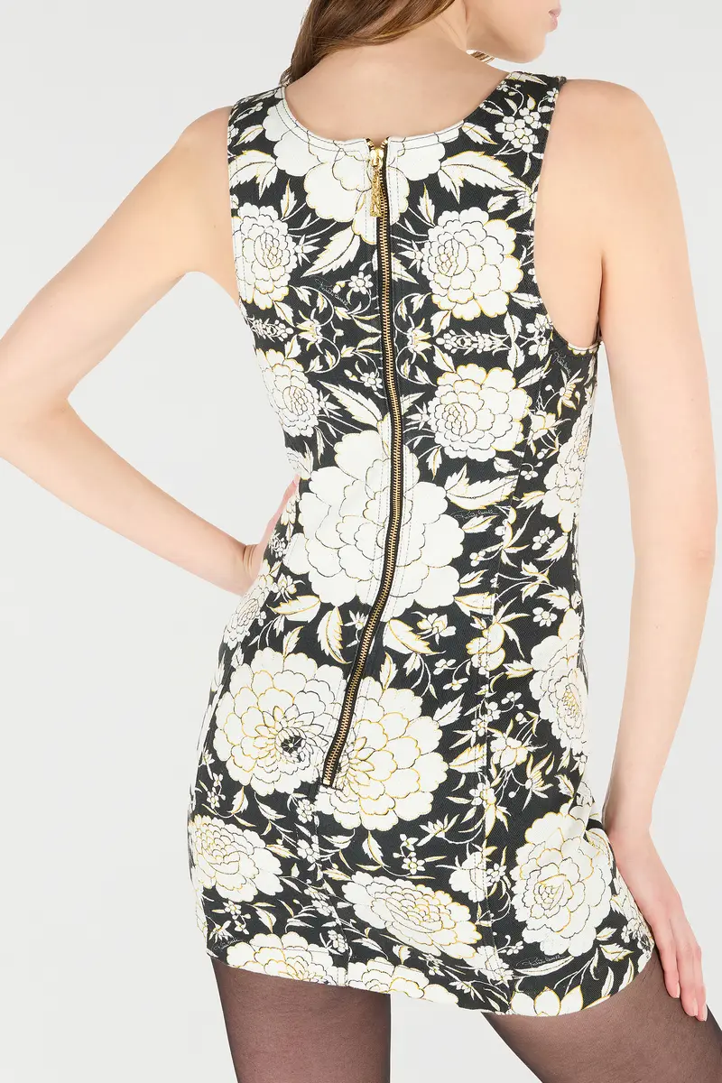 Roberto Cavalli Mini Dress With All-Over Floral Print | Thumbnail 6