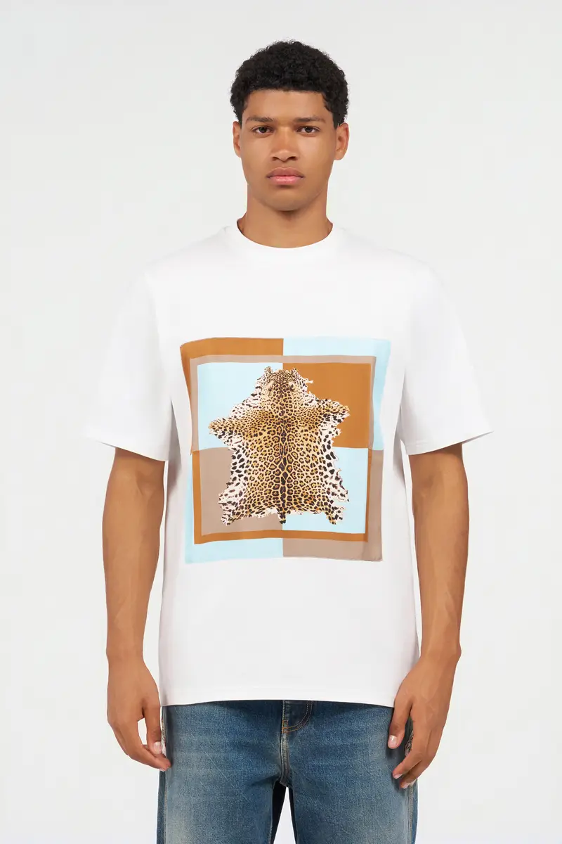 Roberto Cavalli Leopard-print cotton T-shirt | Thumbnail 2 Roberto Cavalli Leopard-print cotton T-shirt | Thumbnail 2