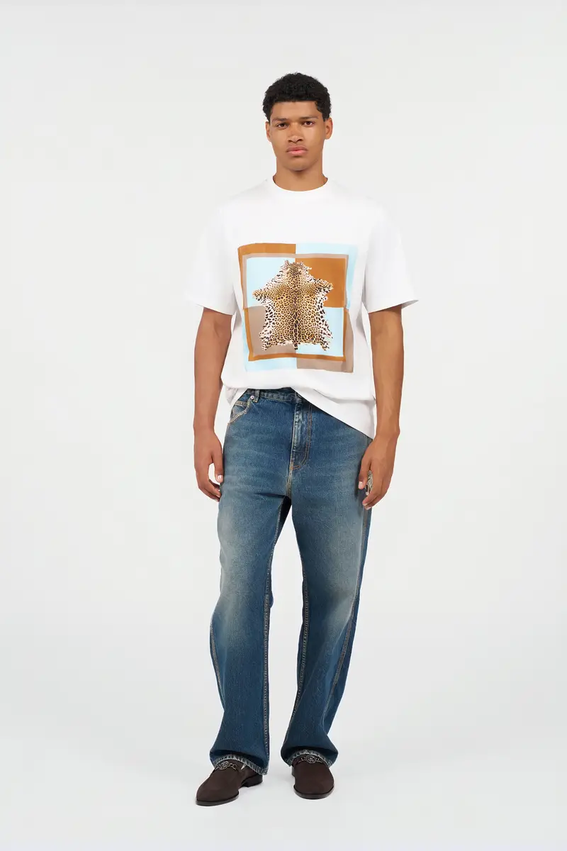 Roberto Cavalli Leopard-print cotton T-shirt | Thumbnail 7 Roberto Cavalli Leopard-print cotton T-shirt | Thumbnail 7