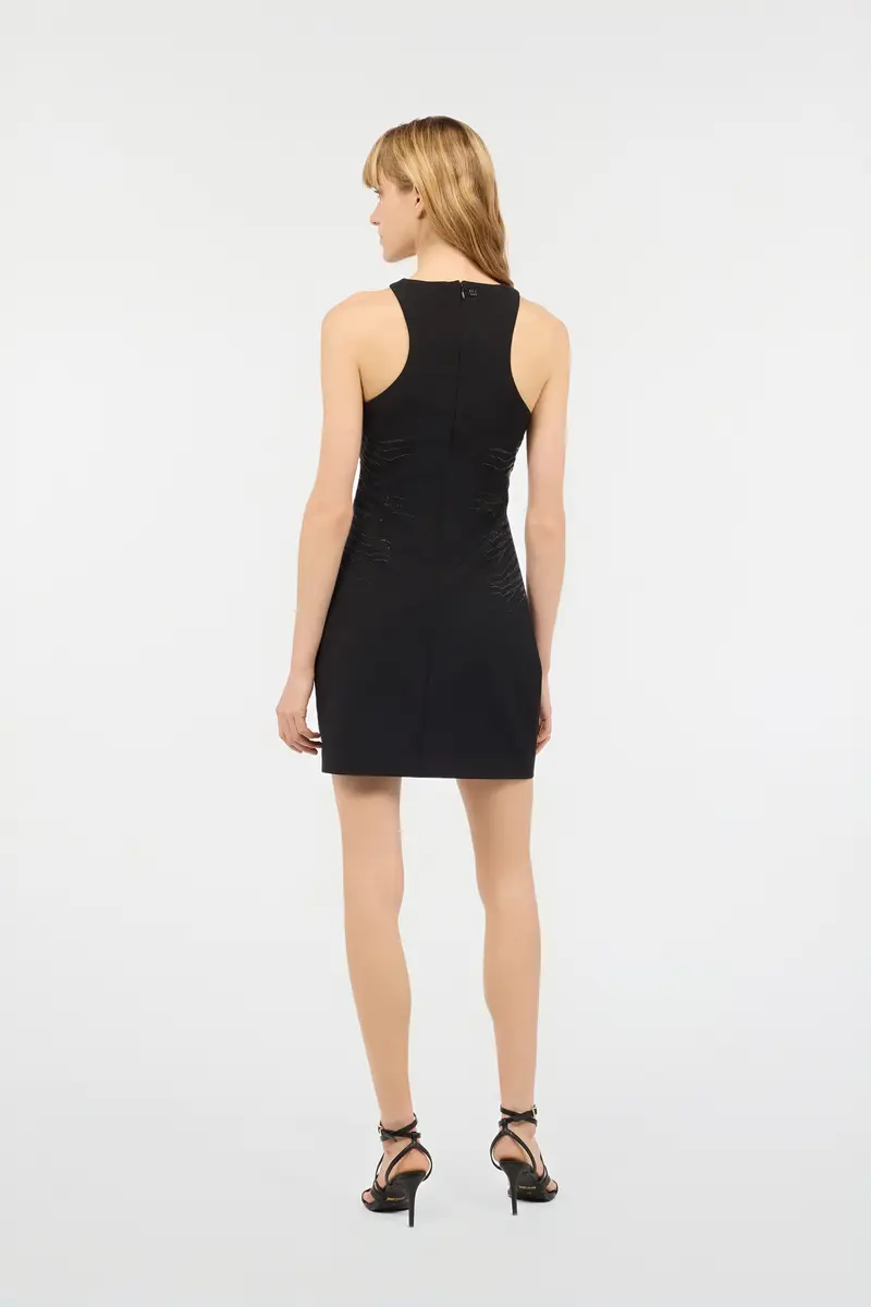 Roberto Cavalli Two-Tone Mini Dress With Cut-Out | Thumbnail 3