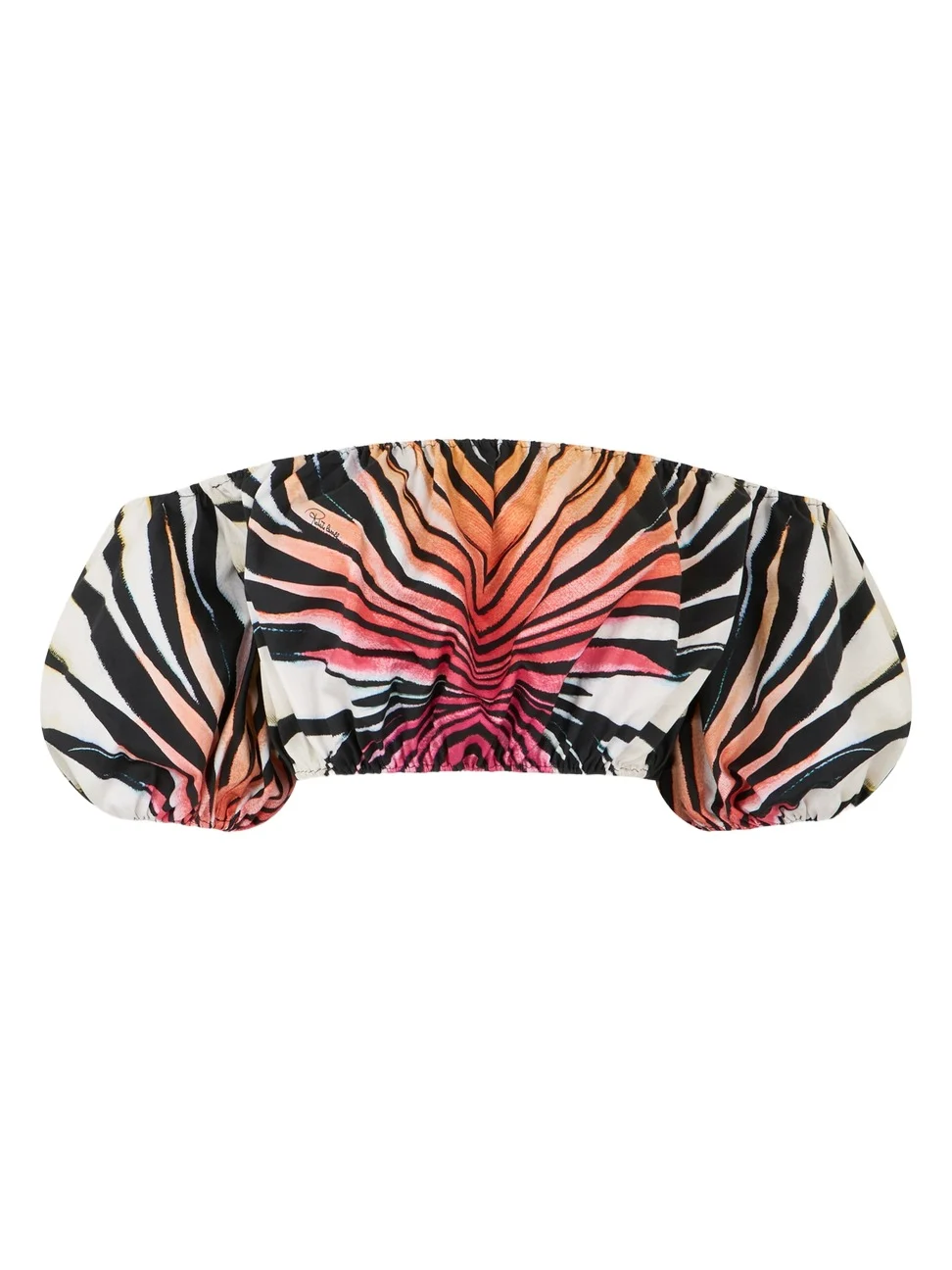 Ray Of Paradise Print Crop Top Ray Of Paradise Print Crop Top