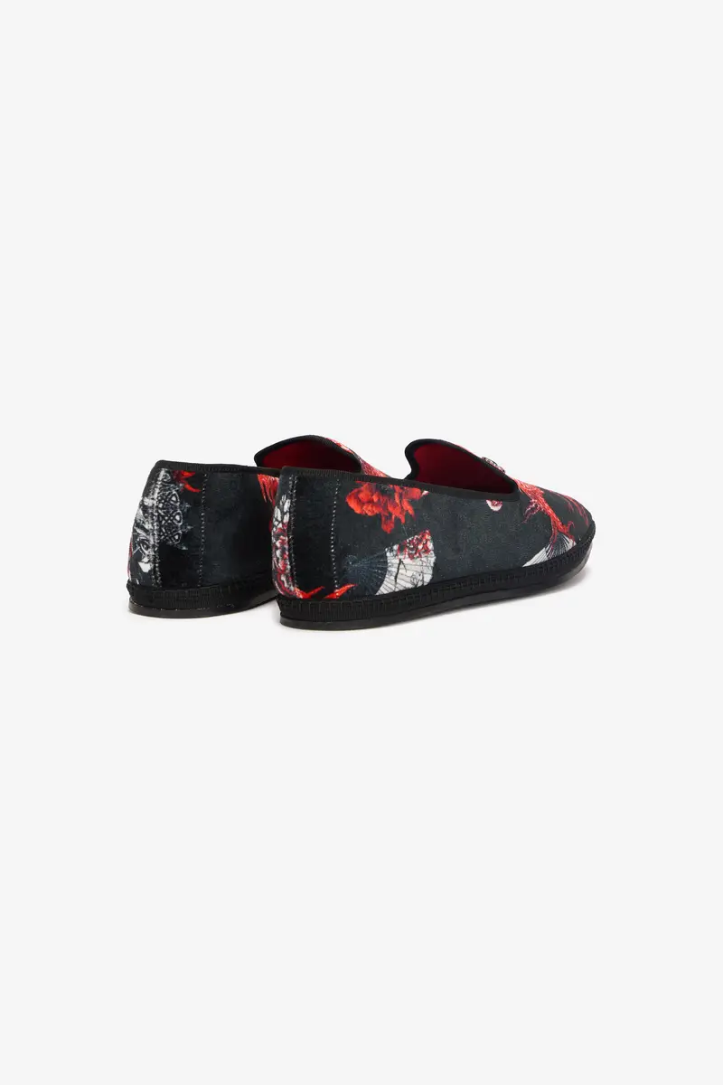 Roberto Cavalli Embroidered Velvet Loafers | Thumbnail 3