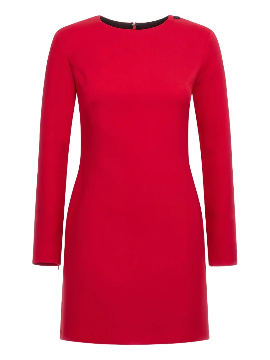 Roberto Cavalli Long-sleeve dress with RC