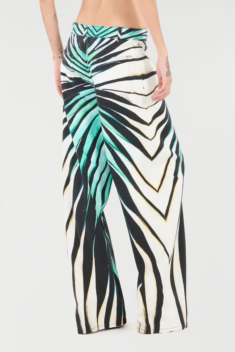 Roberto Cavalli Ray Of Sea Print Trousers | Thumbnail 3 Roberto Cavalli Ray Of Sea Print Trousers | Thumbnail 3