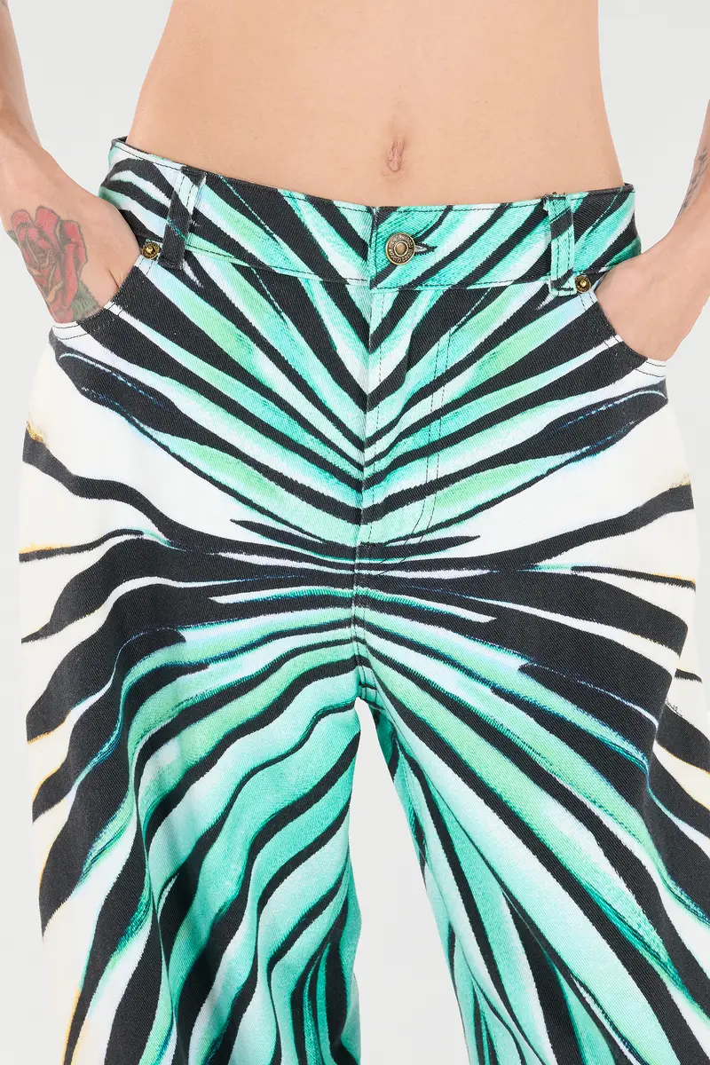 Roberto Cavalli Ray Of Sea Print Trousers | Thumbnail 5 Roberto Cavalli Ray Of Sea Print Trousers | Thumbnail 5